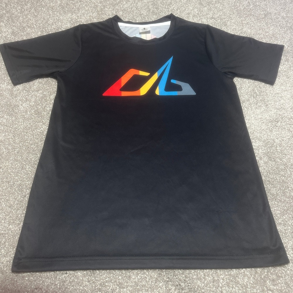 Always Advancing Unisex XS Revel Race Series Graphic Tee Black Running Outdoor